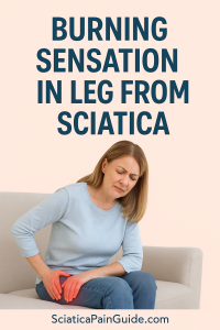 burning sensation in leg from sciatica-pin