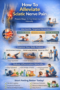 how to alleviate sciatic nerve pain