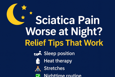 sciatica pain worse at night relief tips