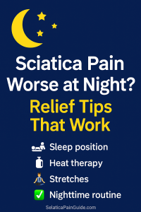 sciatica pain worse at night relief tips-pin