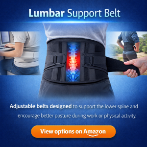 lumbar support belt