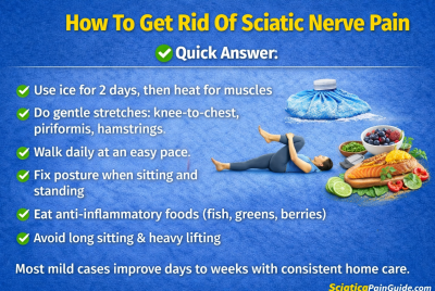 how to get rid of sciatic nerve pain