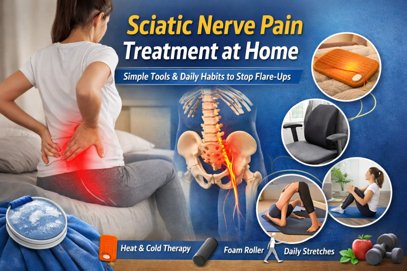sciatic nerve pain treatment at home