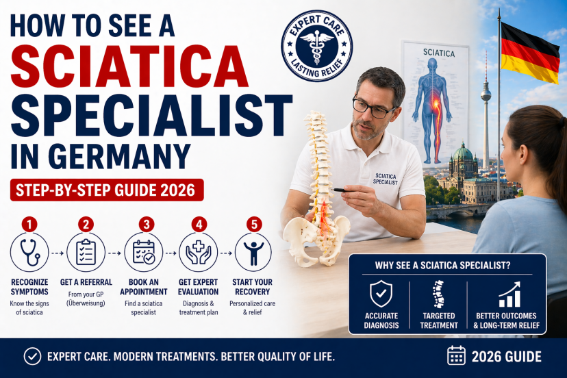 How to see a sciatica specialist in Germany