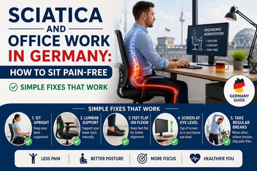 Sciatica and office work in Germany