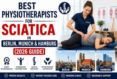 best physiotherapists for sciatica in Berlin Munich Hamburg