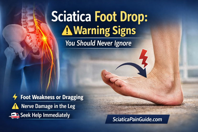 sciatica foot drop