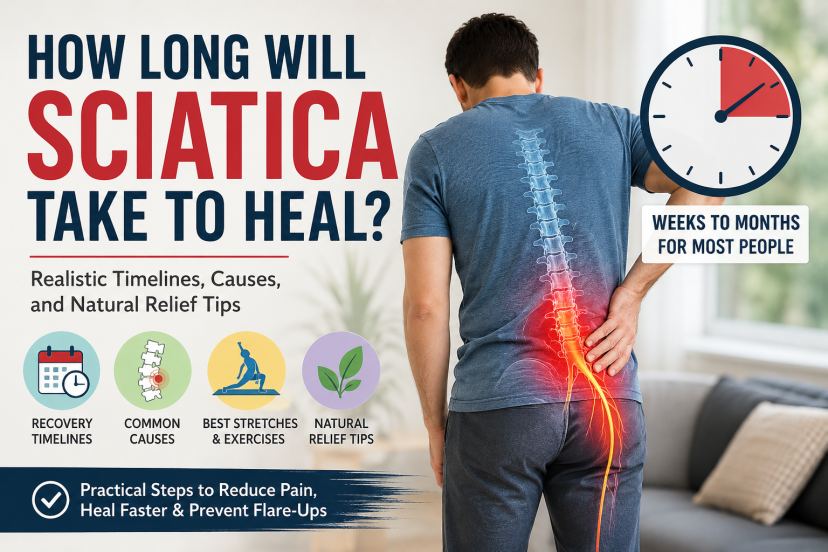 how long will sciatica take to heal