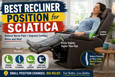 best recliner position for sciatica
