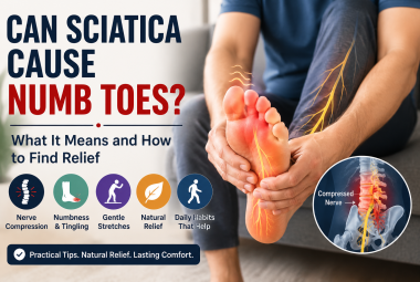 can sciatica cause numb toes