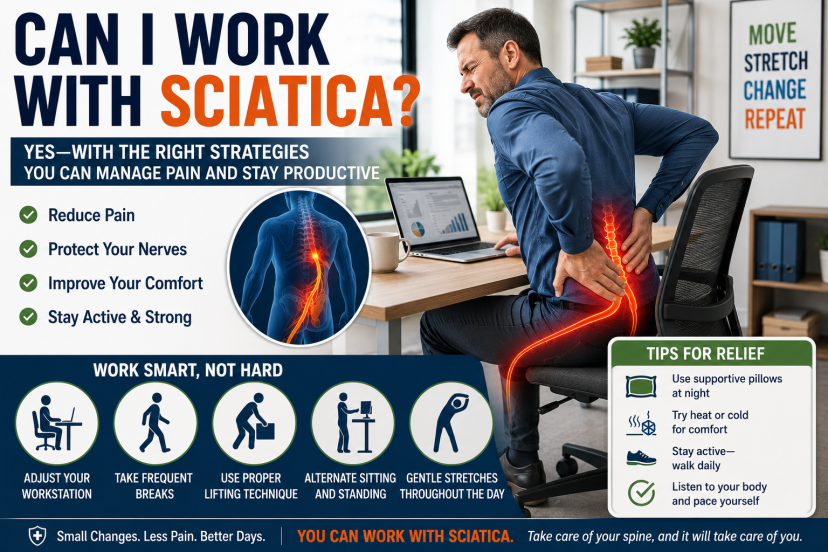 can I work with sciatica