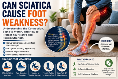 can sciatica cause foot weakness