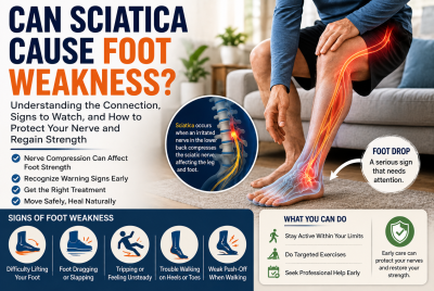 can sciatica cause foot weakness