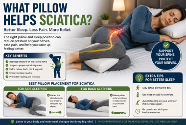 what pillow helps sciatica