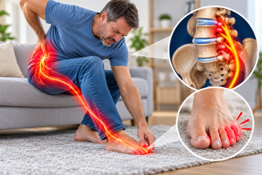 why sciatica can cause numb toes